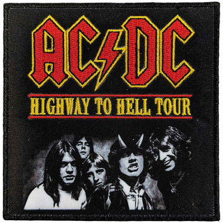 AC/DC Standard Woven Patch: Highway To Hell Tour