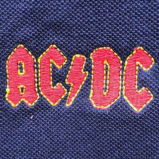 AC/DC Polo Shirt: Classic Logo