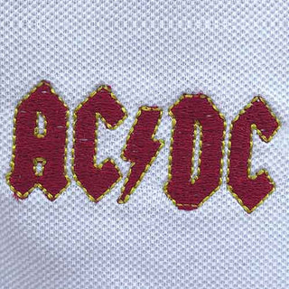 AC/DC Polo Shirt: Classic Logo