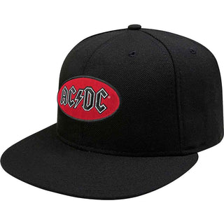 AC/DC Unisex Snapback Cap: Oval Logo