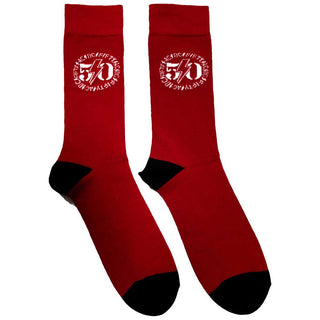 AC/DC Unisex Ankle Socks: 50th Logo