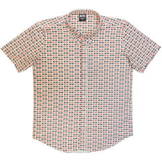AC/DC Casual Shirt: Logo (All Over Print)