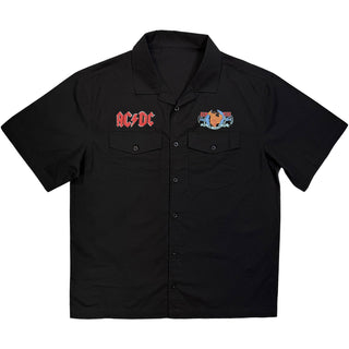 AC/DC Casual Shirt: On Tour '83 (Black)