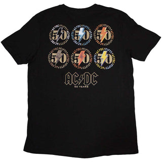 AC/DC T-Shirt: Emblems (Back Print)