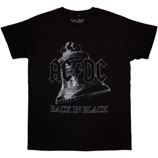 AC/DC Unisex T-Shirt: Back In Black Bell