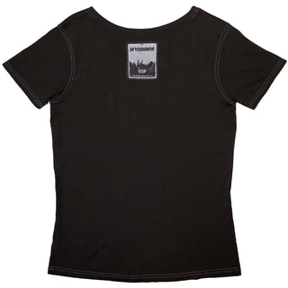 AC/DC Ladies T-Shirt: 74 Jailbreak (Grey) (Back Print & Ex-Tour)
