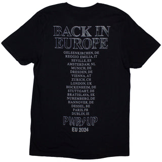 AC/DC T-Shirt: Back In Black PRW-UP EU Tour '24 (Back Print & Ex-Tour)