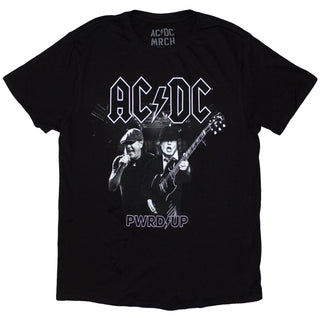 AC/DC T-Shirt: PWRD-UP B&W Photo EU Tour '24 (Back Print & Ex-Tour)