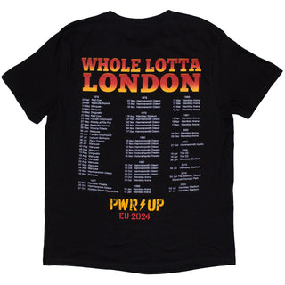 AC/DC T-Shirt: Whole Lotta London PWR-UP EU Tour '24 (Back Print & Ex-Tour)