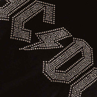 AC/DC Ladies Slim Fit T-Shirt: Logo (Embellished)