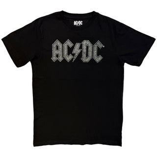 AC/DC Embellished T-Shirt: Logo (Diamante)