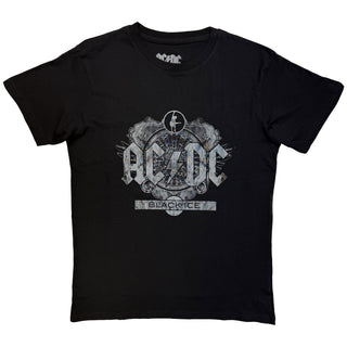 AC/DC Ladies Slim Fit T-Shirt: Black Ice