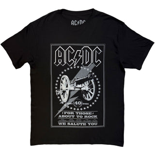 AC/DC T-Shirt: FTATR 40th Monochrome