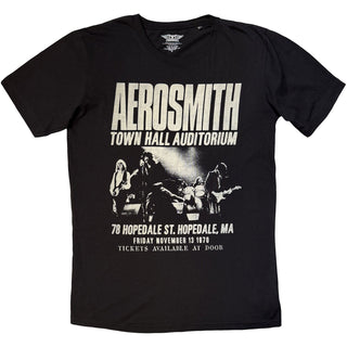 Aerosmith T-Shirt: Town Hall (Black)
