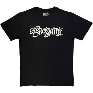 Aerosmith T-Shirt: Logo Mono (Black)