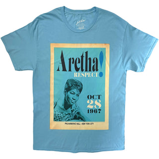 Aretha Franklin T-Shirt: Respect (Blue)