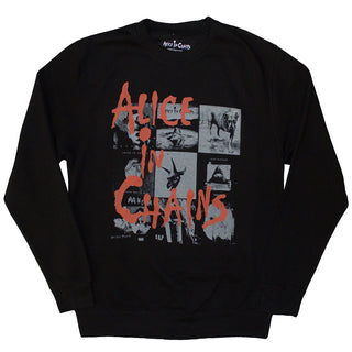 Alice In Chains Unisex Sweatshirt: Albums Montage