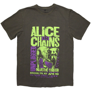 Alice In Chains Unisex T-Shirt: Unplugged Dog (Wash Collection)