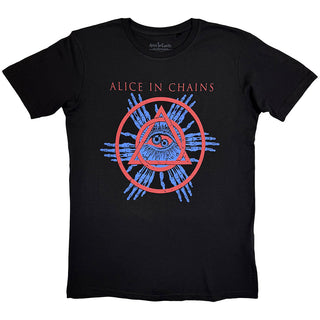 Alice In Chains T-Shirt: Circle Triangle (Black)