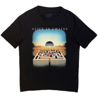 Alice In Chains T-Shirt: Maze Scape (Black)