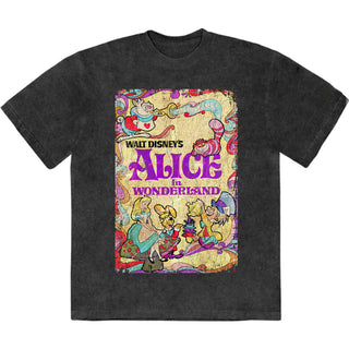 Disney T-Shirt: Alice In Wonderland - Psych Poster (Black)