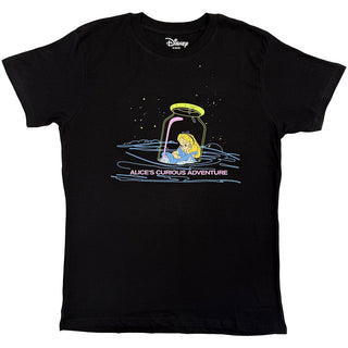 Disney T-Shirt: Alice in Wonderland - Alice's Curious Adventure (Black)