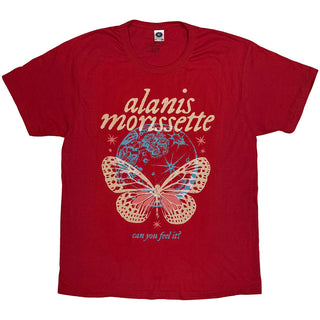 Alanis Morissette T-Shirt: Can You Feel It (Red)