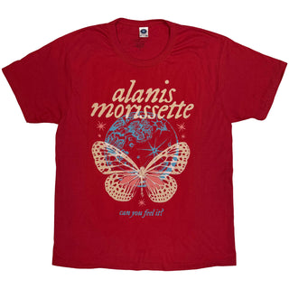 Alanis Morissette T-Shirt: Can You Feel It (Red)