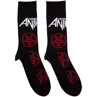 Anthrax Unisex Ankle Socks: Pentathrax Pattern