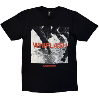 Architects T-Shirt: Whiplash Single (Black) (Back Print)  (Ex-Tour)