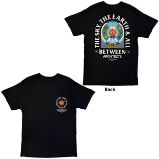 Architects T-Shirt: TSTE & AB Solar System (Black) (Back Print)  (Ex-Tour)
