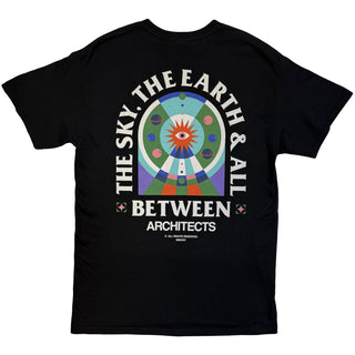 Architects T-Shirt: TSTE & AB Solar System (Black) (Back Print) (Ex-Tour)