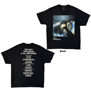 Architects T-Shirt: TSTE & AB EU Tour March 25 (Black) (Back Print)  (Ex-Tour)