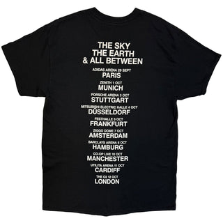 Architects T-Shirt: TSTE & AB EU Tour October 25 (Black) (Back Print) (Ex-Tour)