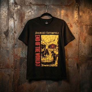 Avenged Sevenfold Carbon T-Shirt: End Of The World Tour (Black)