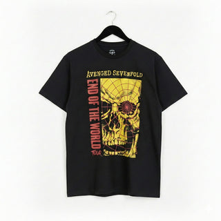 Avenged Sevenfold Carbon T-Shirt: End Of The World Tour (Black)