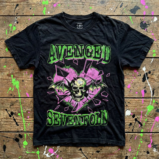 Avenged Sevenfold Unisex Premium Carbon T-Shirt: Heart Break (Black)