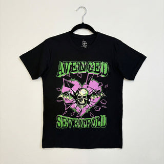 Avenged Sevenfold Unisex Premium Carbon T-Shirt: Heart Break (Black)