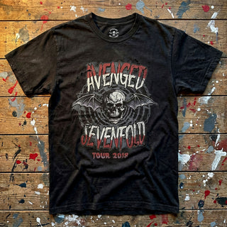 Avenged Sevenfold Carbon T-Shirt: Tour '18 (Black)