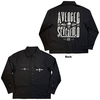 Avenged Sevenfold Casual Shirt: Est. 1999 (Black) (Back Print)