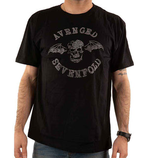 Avenged Sevenfold Embellished T-Shirt: Deathbat