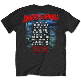 Avenged Sevenfold T-Shirt: Buried Alive Tour 2012 (Back Print)