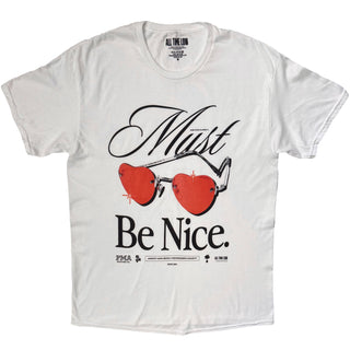 All Time Low T-Shirt: Must Be Nice Glasses (White)