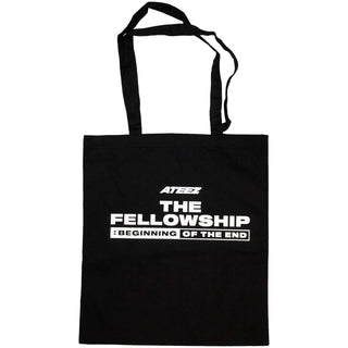 ATEEZ  Cotton Tote Bag: Fellowship Beginning Of The End (Black) (Back Print & Ex-Tour)