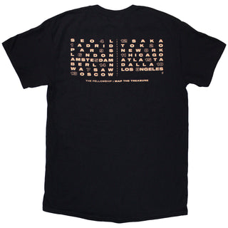 ATEEZ Unisex T-Shirt: Fellowship Map The Treasure (Black) (Back Print & Ex-Tour)
