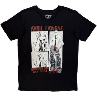 Avril Lavigne T-Shirt: Greatest Hits (Black)