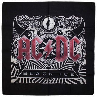 AC/DC Unisex Bandana: Black Ice