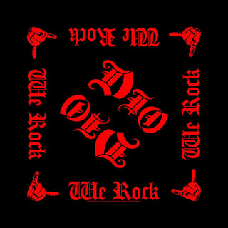 Dio Unisex Bandana: We Rock