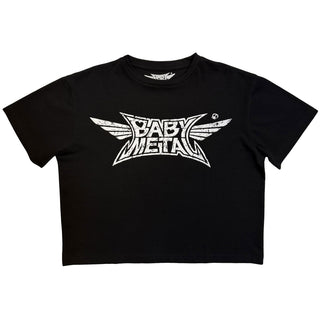 Babymetal Ladies Crop Top: Pentagram (Black)