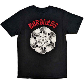 Baroness Unisex T-Shirt: Lightwing (Black) (Back Print)